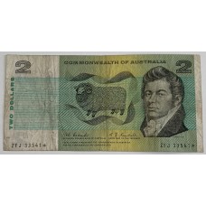 AUSTRALIA 1967 . TWO 2 DOLLARS BANKNOTE . COOMBS/RANDALL . STAR NOTE